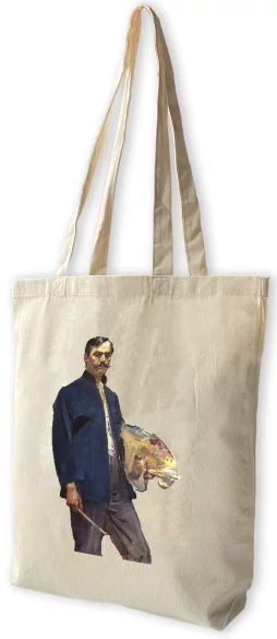 Torba bawełniana Portret własny z paletą Wojciech Kossak