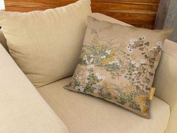 Poduszka Ważne rośliny kwitnące jesienią Ogata Korin