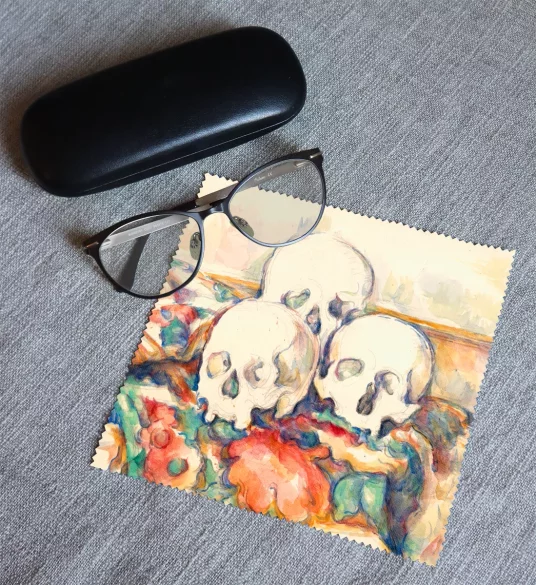 Ściereczka do okularów Trzy czaszki Paul Cezanne