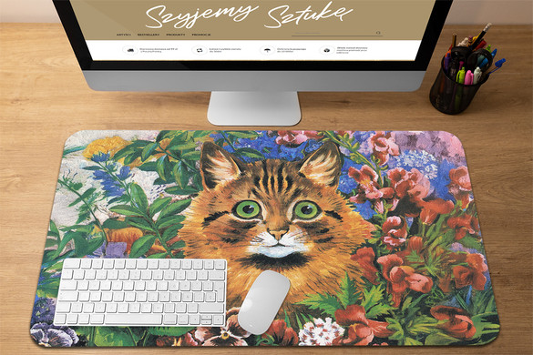 Podkładka Studium kota Louis Wain 60x40cm