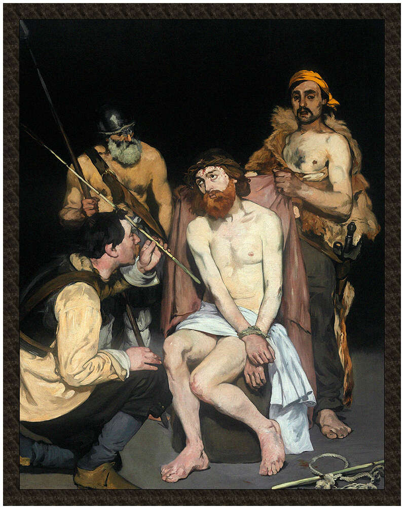 Naszywka Jezus wyśmiewany przez żołnierzy Édouard Manet