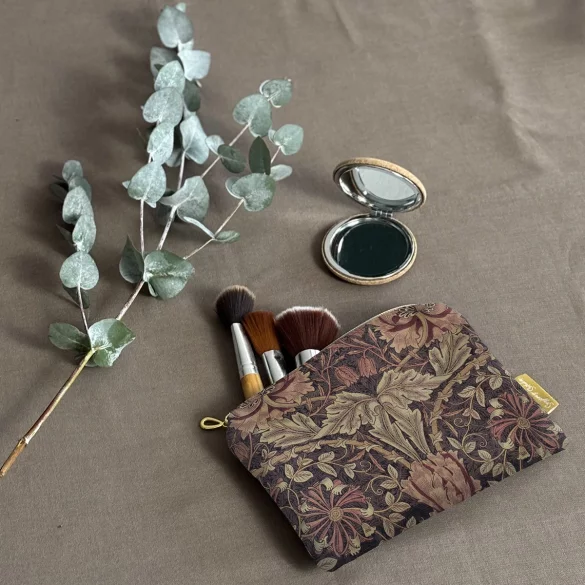 Kosmetyczka mini Tkanina z wiciokrzewem William Morris