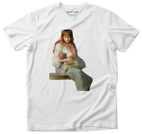 Koszulka Wieśniaczka z dzieckiem Anna Bilińska-Bohdanowiczowa