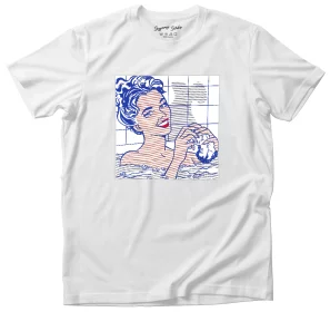 Koszulka z naszywką Woman in Bath Roy Lichtenstein