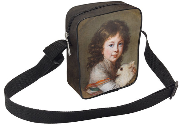 Torba listonoszka Portret Elżbiety Mniszchówny z pieskiem Élisabeth Vigée-Lebrun