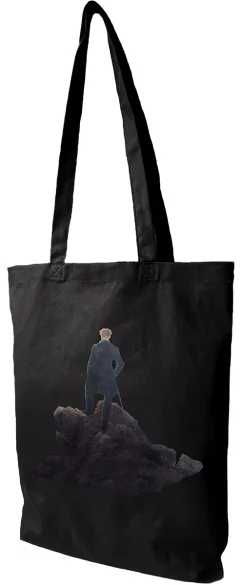 Torba bawełniana Wędrowiec nad morzem mgły Caspar David Friedrich