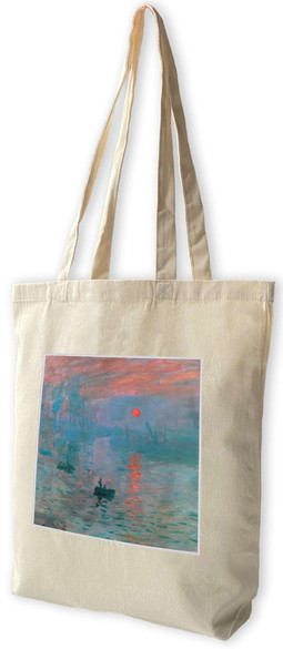 Torba z naszywką Impresja, wschód słońca Claude Monet