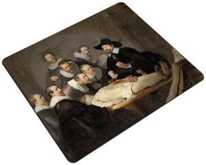 Podkładka Lekcja anatomii doktora Tulpa Rembrandt 24x19cm