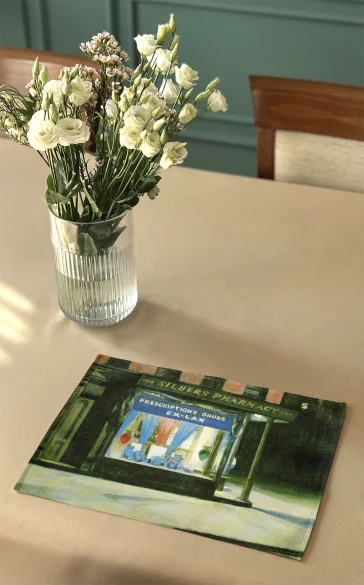 Podkładka na stół Apteka Edward Hopper