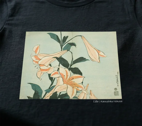 Bluzka damska Lilie Katsushika Hokusai