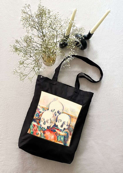 Torba z naszywką Trzy czaszki Paul Cezanne