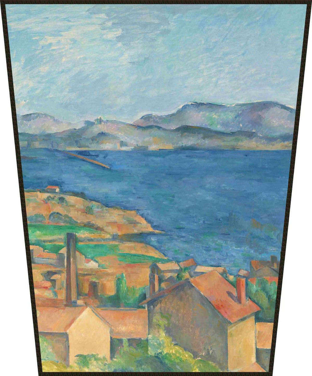 Ekran Zatoka Marsylii widziana z L Estaque 1885 Paul Cezanne