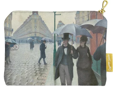 Kosmetyczka mini Paryż. Deszczowy dzień Gustave Caillebotte