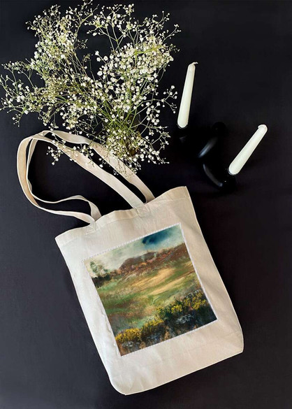 Torba z naszywką Krajobraz z kominami Edgar Degas