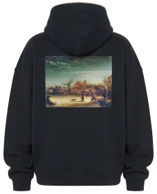 Bluza oversize Zimowy pejzaż Rembrandt