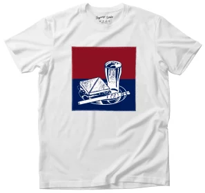 Koszulka z naszywką Sandwich and soda Roy Lichtenstein