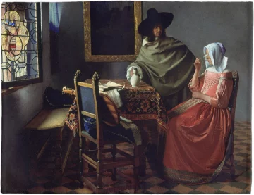 Podkładka na stół Kieliszek Wina Jan Vermeer