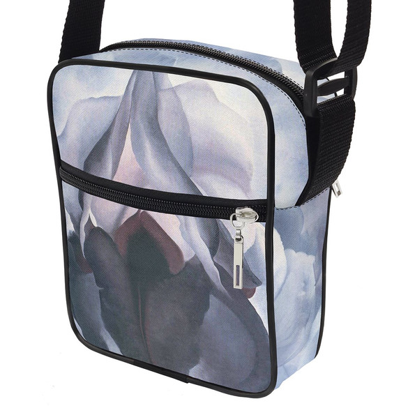 Torba listonoszka Czarna Iris III Georgia O’Keeffe