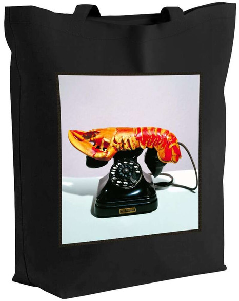 Torba z naszywką Telefon-homar Salvador Dali