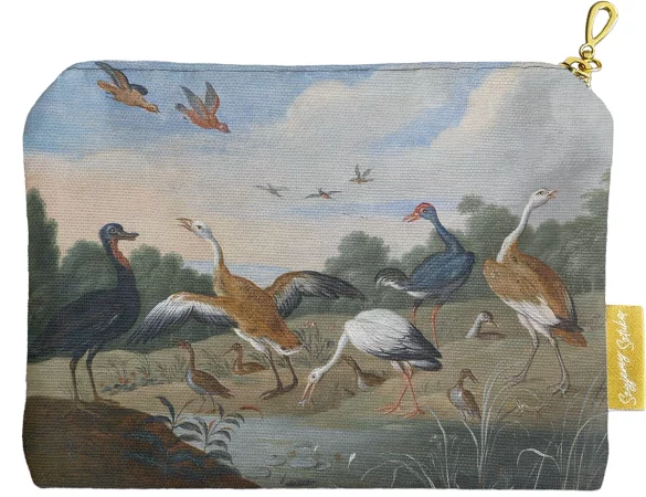 Kosmetyczka mini Czaple i kaczki na rzece Jan van Kessel (starszy) 