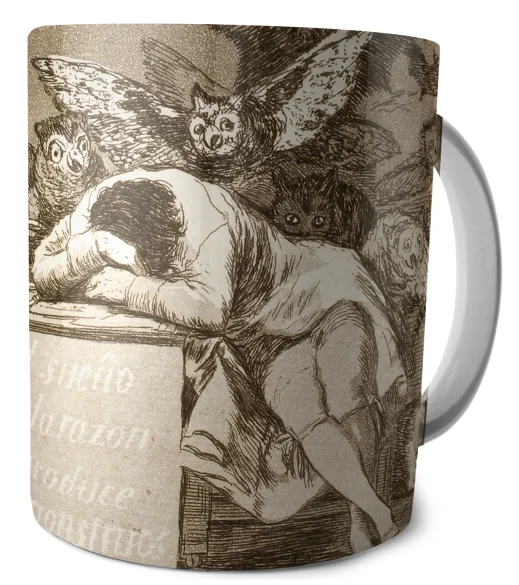 Kubek Gdy rozum śpi, budzą się demony Francisco Goya