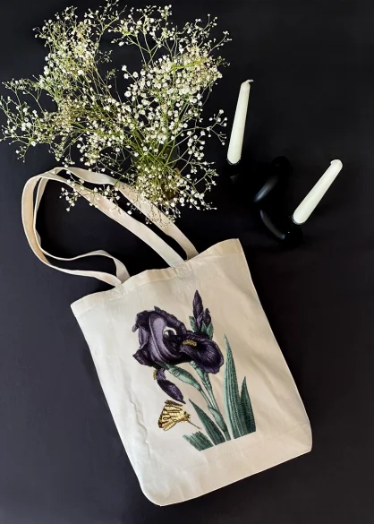 Torba bawełniana Irys szerokolistny Maria Sibylla Merian