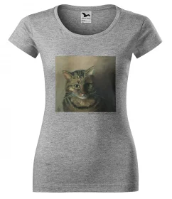 Bluzka damska Studium głowy kota tabby Louis Wain