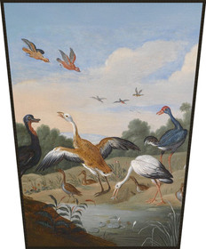 Ekran Czaple i kaczki na rzece Jan van Kessel (starszy)