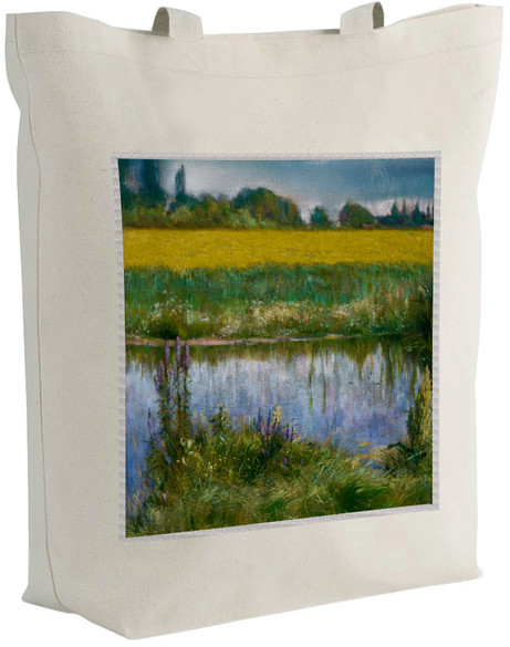 Torba z naszywką Pole łubinu Władysław Podkowiński