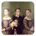 Podkładka pod kubek Troje dzieci z psem Sofonisba Anguissola