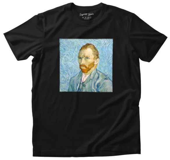 Koszulka z naszywką Autoportret (F627) Vincent Van Gogh