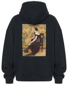 Bluza oversize Róża Saronu Józef Mehoffer