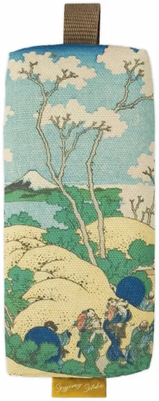 Piórnik szkolny prostokątny Wzgórze Goten w Shinagawa nad Tokaido Katsushika Hokusai