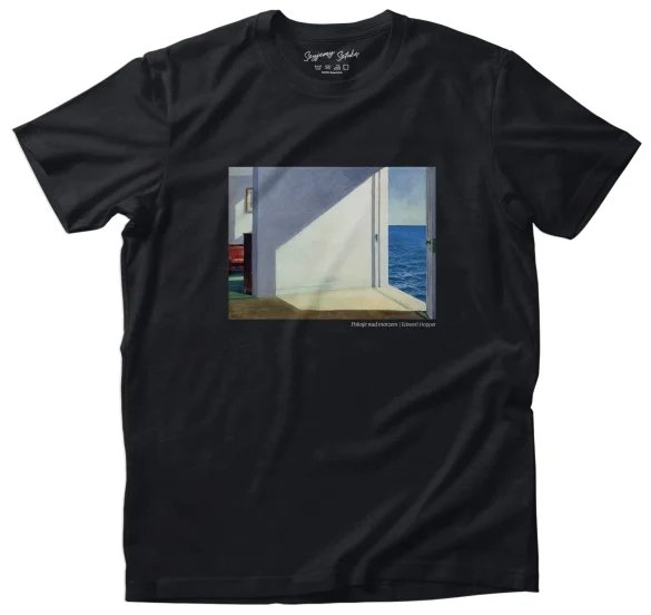 Koszulka z nadrukiem Pokoje nad morzem Edward Hopper
