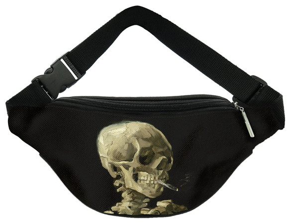 Nerka Czaszka z palącym się papierosem Vincent Van Gogh