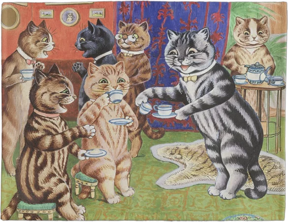 Podkładka na stół Herbata dla kota Louis Wain