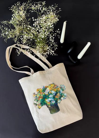 Torba bawełniana Chryzantemy Pierre-Auguste Renoir