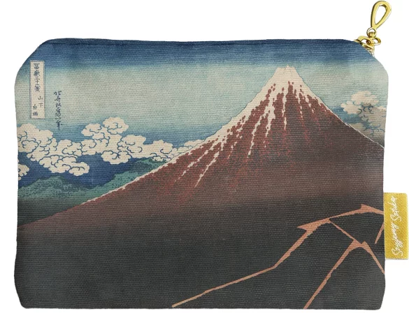 Kosmetyczka mini Ulewa pod szczytem Katsushika Hokusai