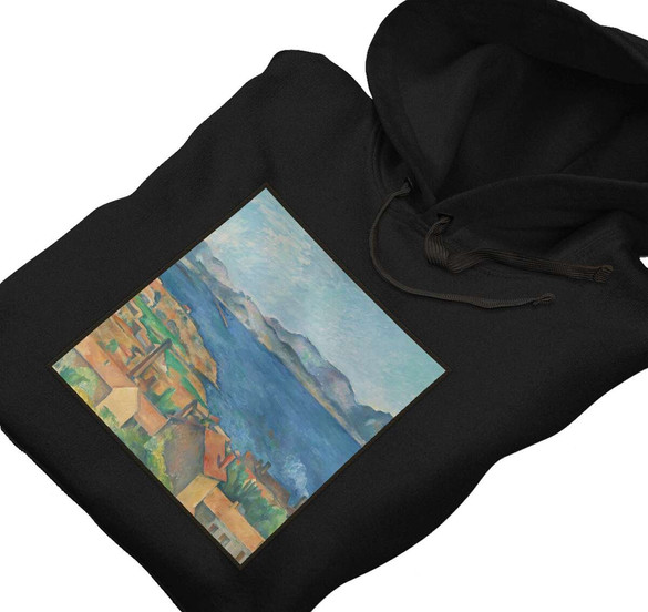 Bluza z naszywką Zatoka Marsylii widziana z L​ ​Estaque​ 1885​ Paul Cezanne