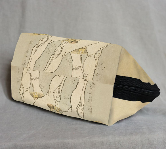 Kosmetyczka Zapaśnicy sumo Uzugafuchi Kandayu i Takasaki Ichijuro Katsushika Hokusai