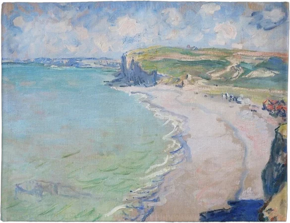 Podkładka na stół Plaża w Pourville Claude Monet