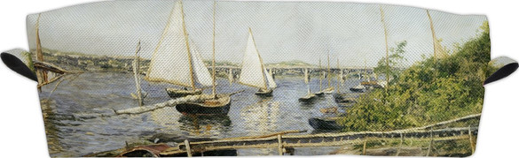 Piórnik Żaglówki w Argenteuil Gustave Caillebotte