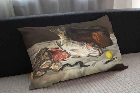 Poduszka Ryba (martwa natura) Édouard Manet