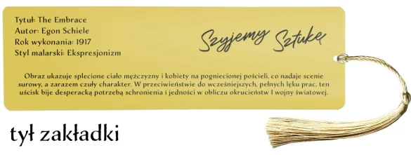 Zakładka do książki The Embrace (1917) Egon Schiele