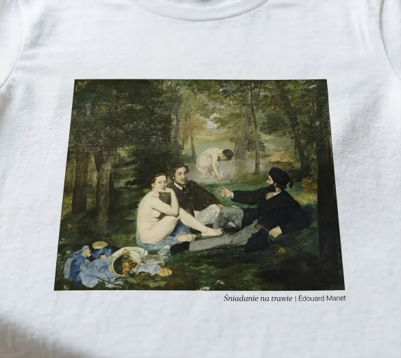 Koszulka z nadrukiem Śniadanie na trawie Édouard Manet