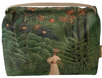 Kosmetyczka kuferek Woman Walking in an Exotic Forest Henri Rousseau