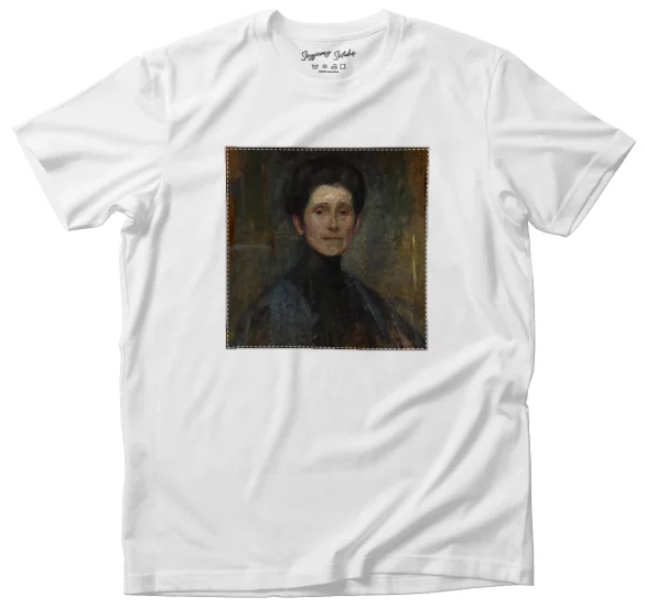 Koszulka z naszywką Self-portrait (1906) Olga Boznańska