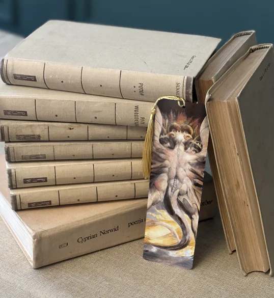 Zakładka do książki Wielki czerwony smok i niewiasta obleczona w słońce William Blake