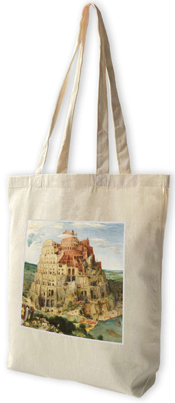 Torba z naszywką Wieża Babel Pieter Bruegel starszy