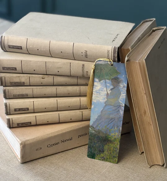 Zakładka do książki Kobieta z parasolem Claude Monet